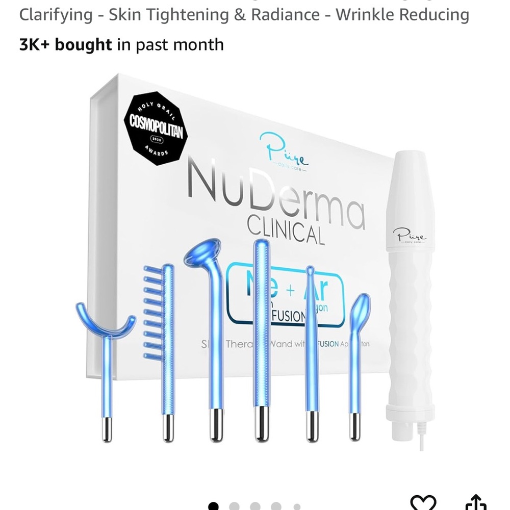 NuDerma Clinical Skin Therapy Wand Set